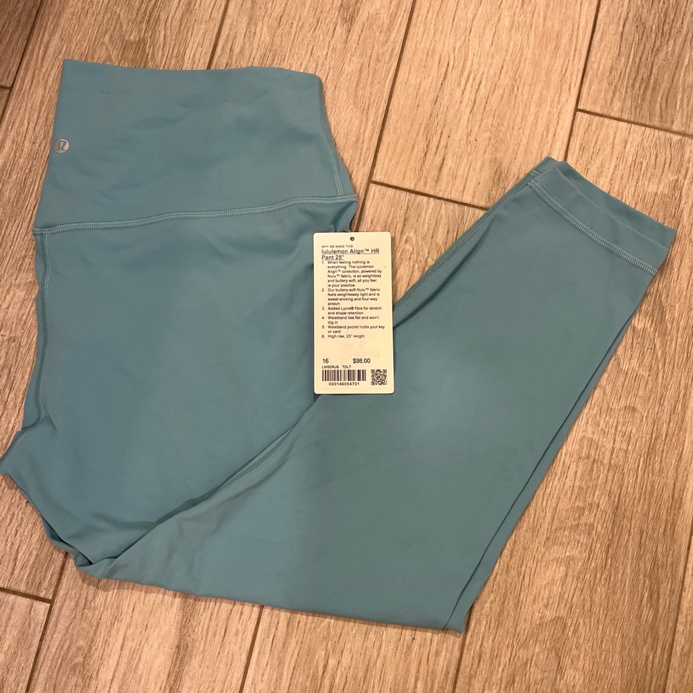 NWT Lululemon Align 25 inch